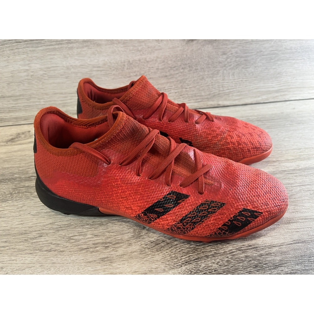 Adidas Predator Freak .3‎ L Soccer TPU Cleats Men's Size US 6 FY6291 Red